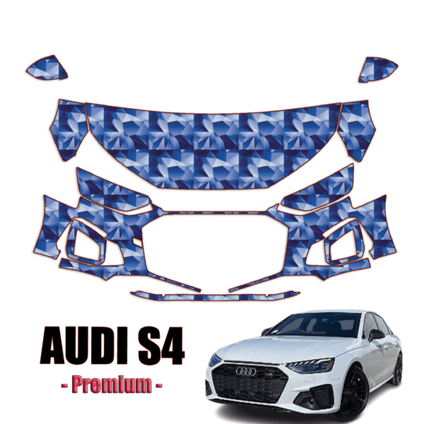 2020- 2024 Audi S4 – Premium Paint Protection Kit (PPF) – Partial Front