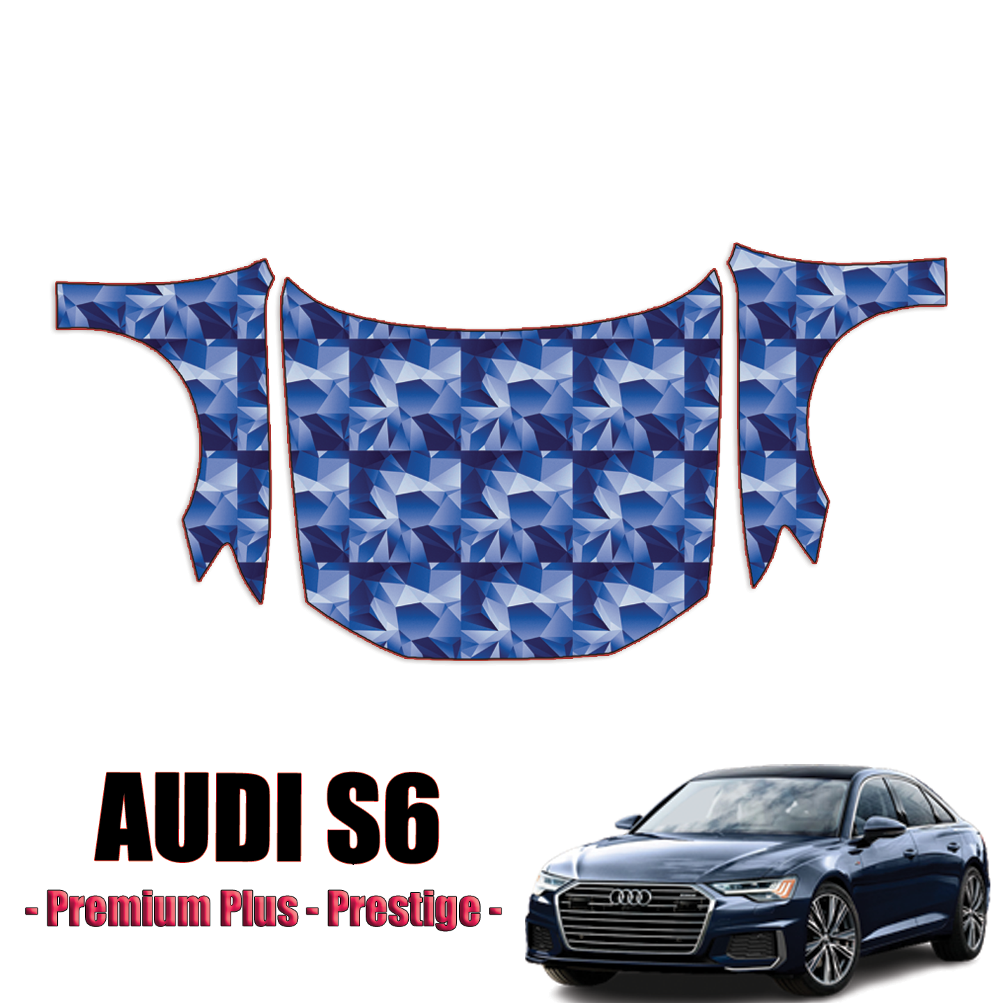 2020-2023 Audi S6 – Premium Plus, Prestige Precut Paint Protection Kit – Full Hood + Fenders