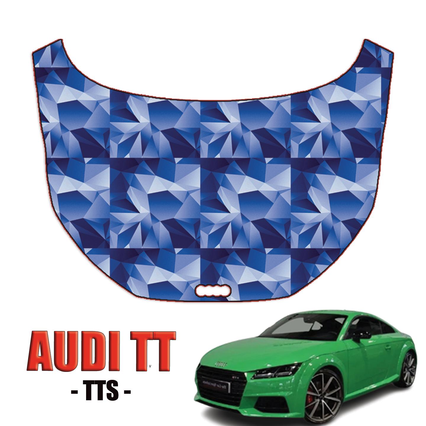 2019-2023 Audi TT – TTS Precut Paint protection Kit – Full Hood