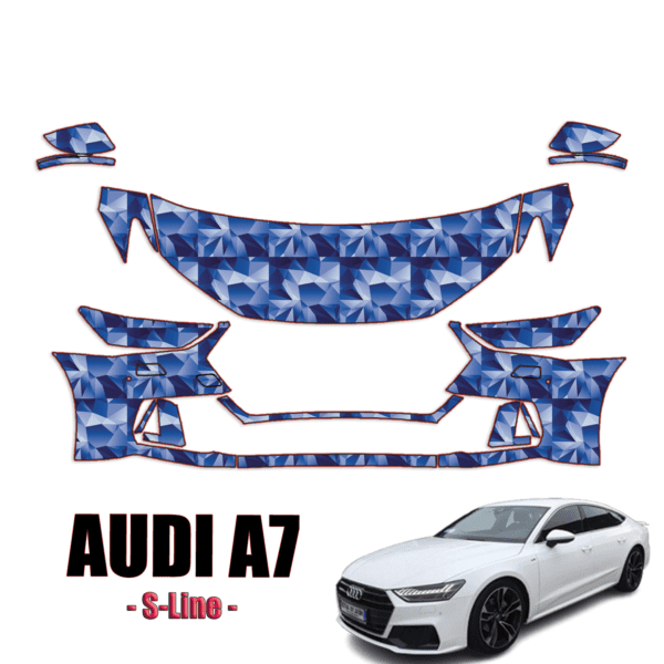 2019-2024 Audi A7 S-Line – Precut Paint Protection Kit (PPF) – Partial Front