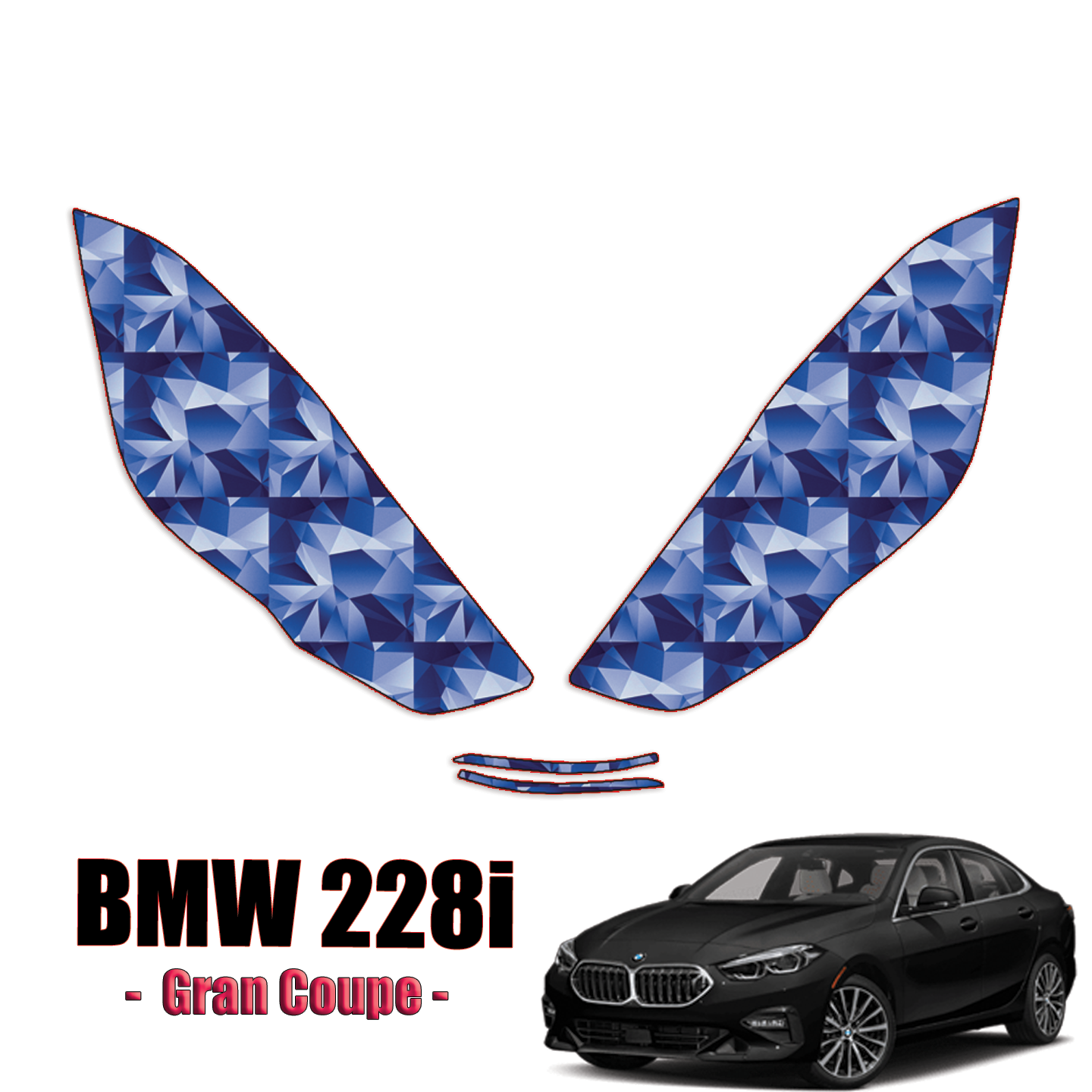 2022-2024 BMW 228i Gran Coupe Pre Cut Paint Protection Kit – Headlights