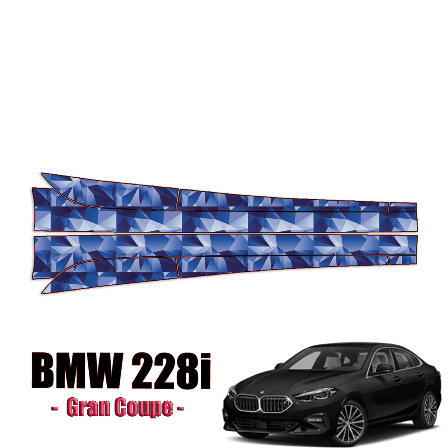 2022-2024 BMW 228i Gran Coupe Precut Paint Protection Kit – Rocker Panels