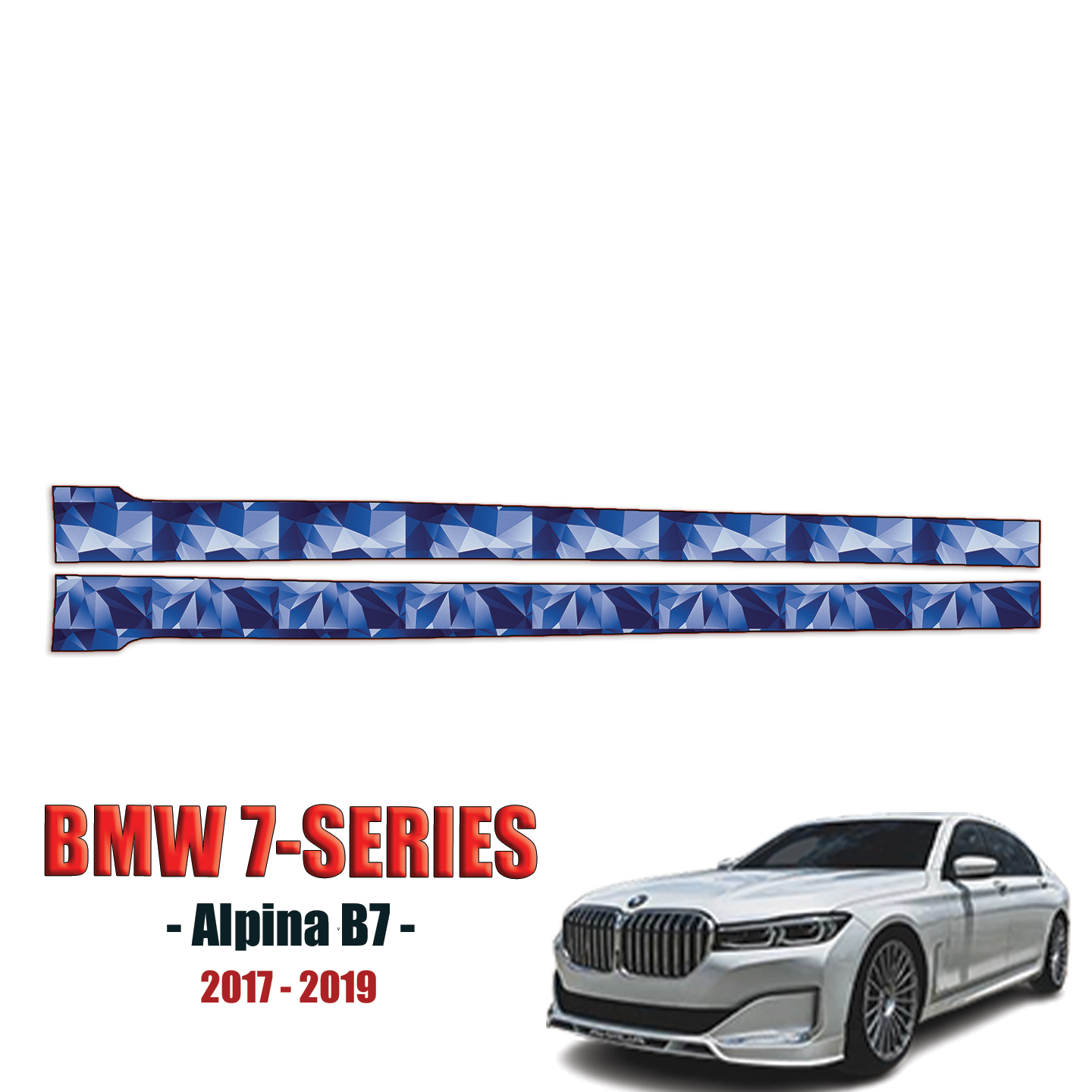 2017-2019 BMW 7-Series Alpina B7 Precut Paint Protection Kit – Rocker Panels