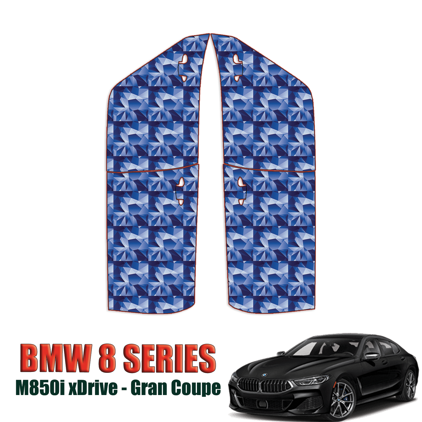 2020-2023 BMW 8 Series Gran Coupe M850i xDrive Precut Paint Protection Kit – Full Doors