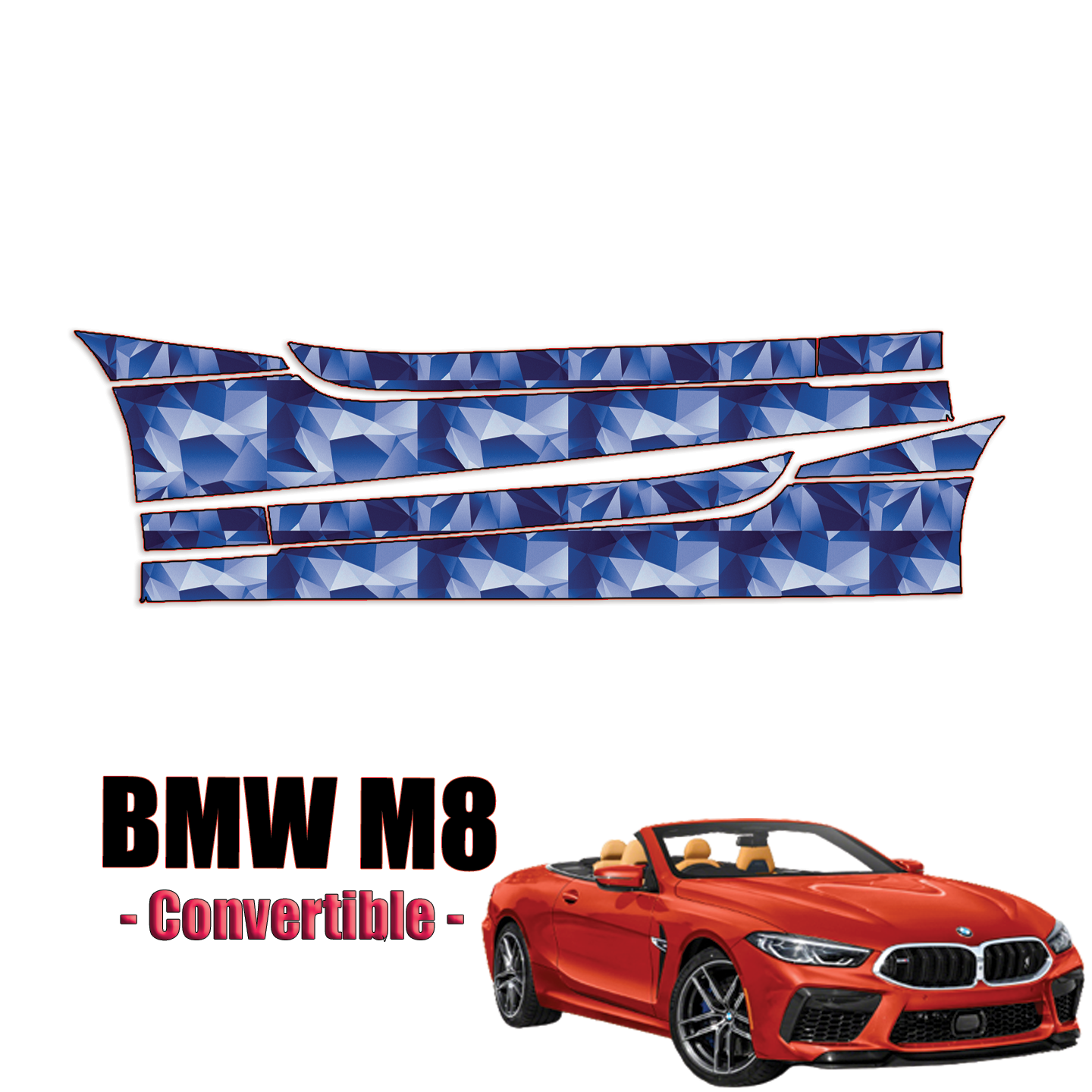 2020-2024 BMW 8 Series M8 Competition Precut Paint Protection PPF Kit – Rocker Panels