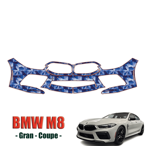 2020-2024 BMW M8 Gran Coupe Precut Paint Protection Kit – Front Bumper