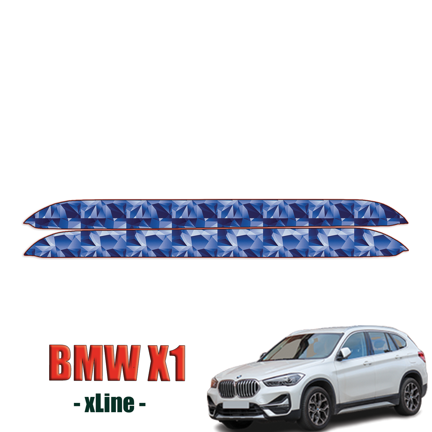 2020-2024 BMW X1 xLine Precut Paint Protection Film – Rocker Panels