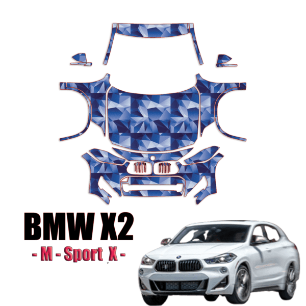 2021-2023 BMW X2-M-Sport X  Pre Cut Paint Protection Kit – Full Front