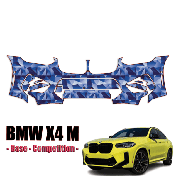 2020-2023 BMW X4 M Base, Competition Precut Paint Protection Kit – Front Bumper