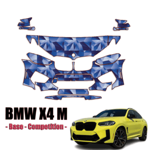 2020-2023 BMW X4 M Base, Competition Precut Paint Protection Kit – Partial Front