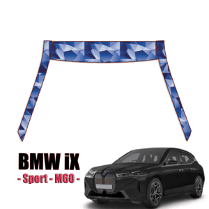 2022-2024 BMW iX – Sport, M60 Paint Protection Kit – A Pillars + Rooftop