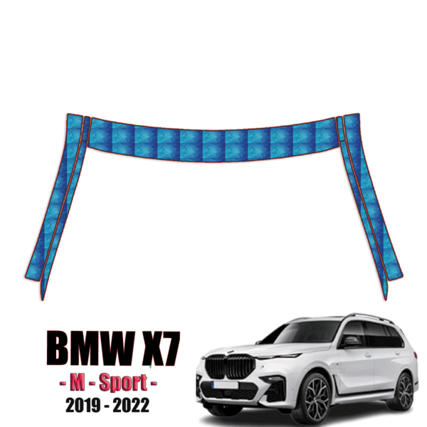 2019-2024 BMW X7 – M-Sport Precut Paint Protection Kit – A Pillars + Rooftop