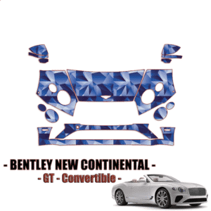2019-2024 Bentley New Continental GT – GT Speed, GT V8, GT Mulliner Precut Paint Protection Kit – Partial Front