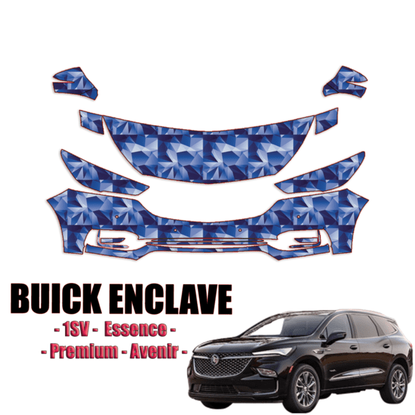 2018-2022 Buick Enclave – 1SV, Essence, Premium, Avenir PPF Kit Precut Paint Protection Kit – Partial Front