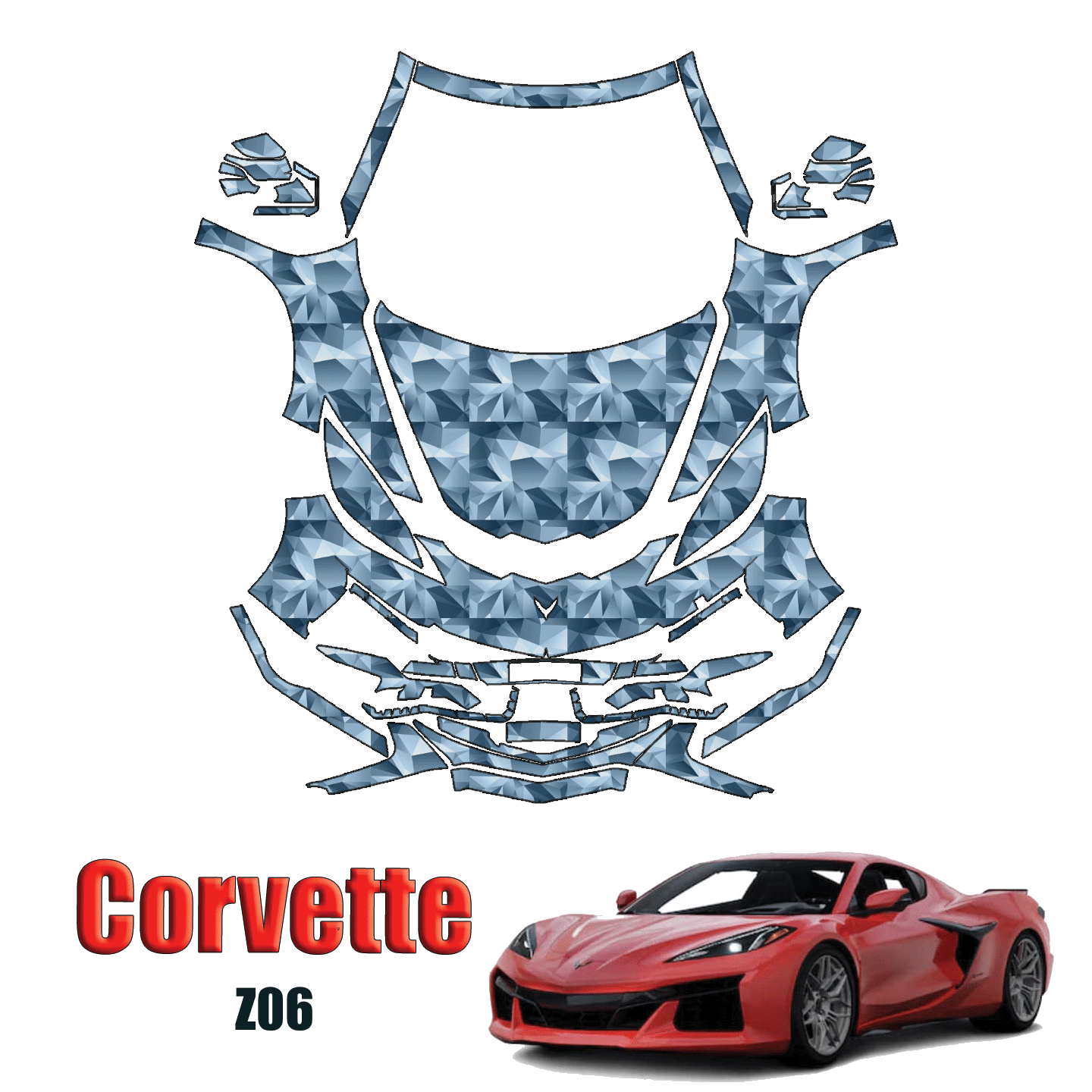 2023 Chevrolet Corvette C8 Z06 PreCut Paint Protection Kit – Full Front