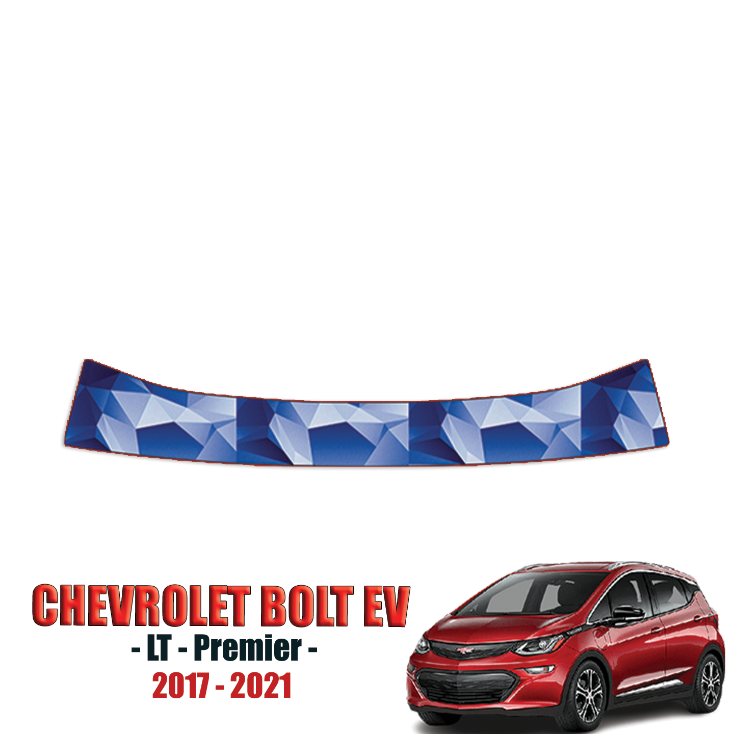 2017-2021 Chevrolet Bolt EV – LT, Premier Precut Paint Protection Kit (PPF) – Bumper Step