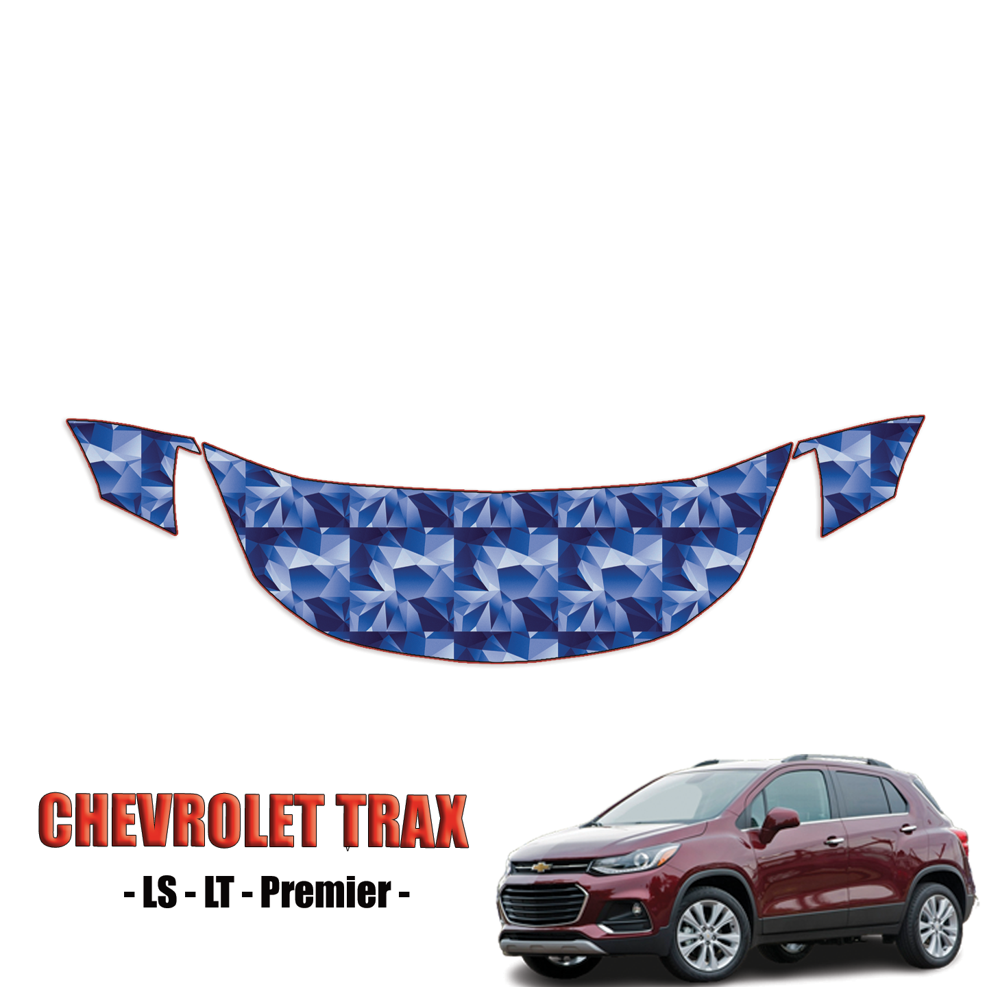 2017-2023 Chevrolet Trax – LS, LT, Premier Precut Paint Protection Kit (PPF) – Partial Hood