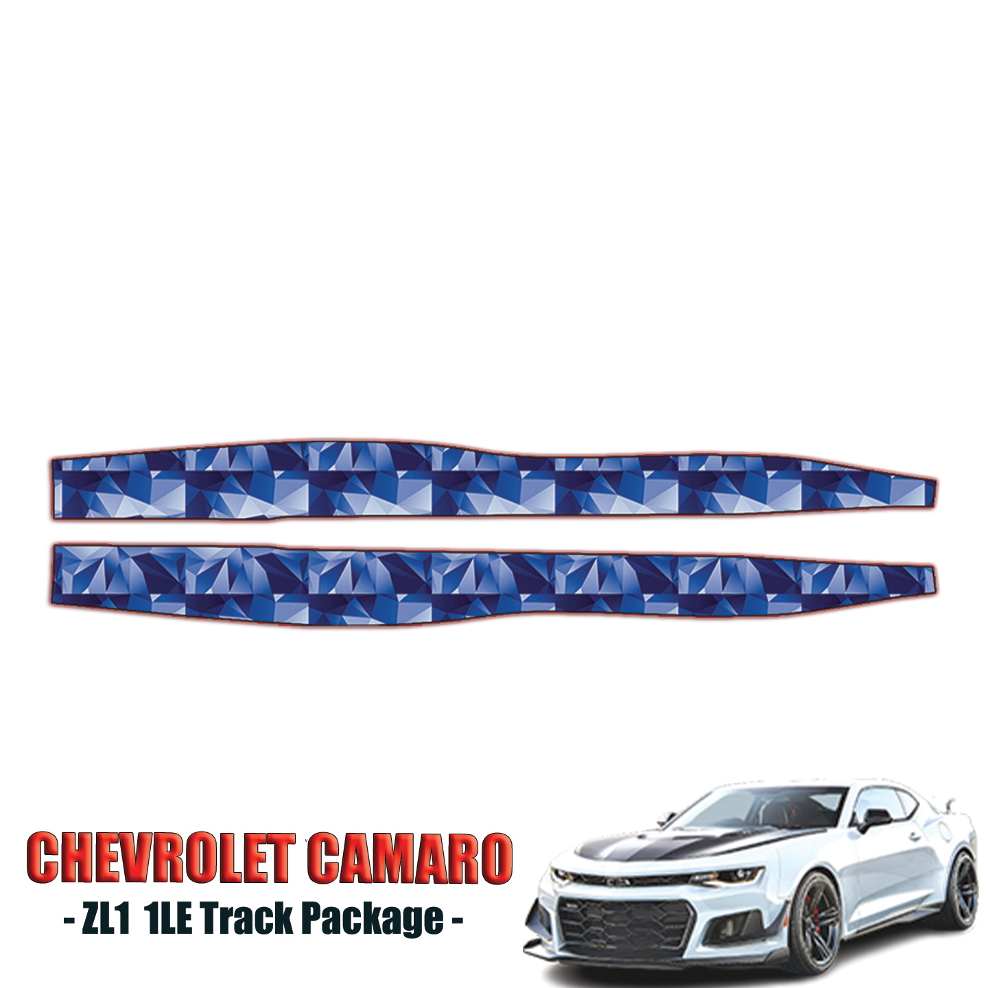 2019-2021 Chevrolet Camaro ZL1 Precut Paint Protection Film – Rocker Panels