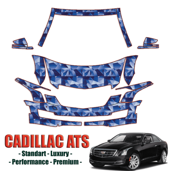 2015-2019 Cadillac ATS Precut Paint Protection PPF Kit – Partial Front