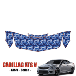 2016-2024 Cadillac ATS V Sedan Precut Paint Protection – Partial Hood+