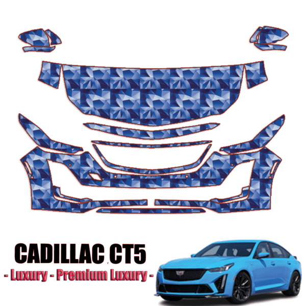 2020-2024 Cadillac CT5 Precut Paint Protection Kit – Partial Front