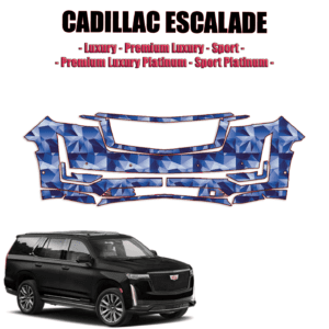 2021-2022 Cadillac Escalade Precut Paint Protection Kit – Front Bumper