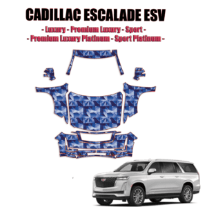 2021-2022 Cadillac Escalade ESV Precut Paint Protection Kit-Full Front+