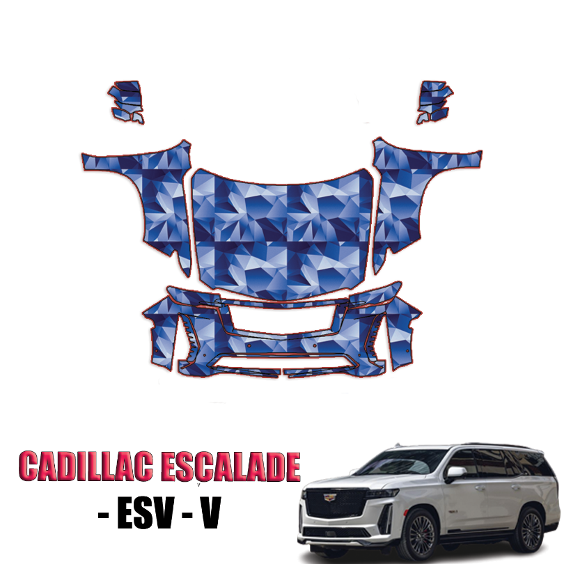2023-2024 Cadillac Escalade ESV-V Precut Paint Protection Kit – Full Front