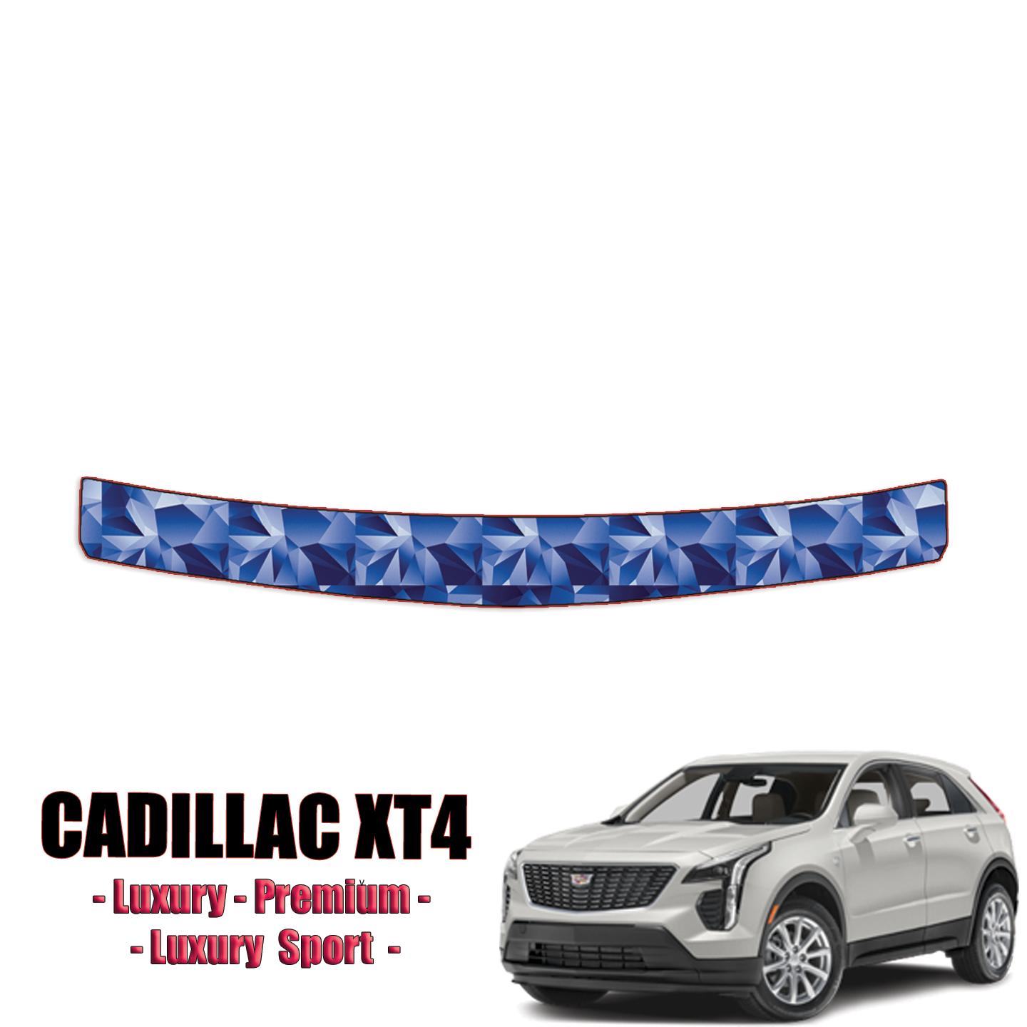 2019-2023 Cadillac XT4 – Luxury, Premium, Luxury Sport Precut Paint Protection Kit – Bumper Step