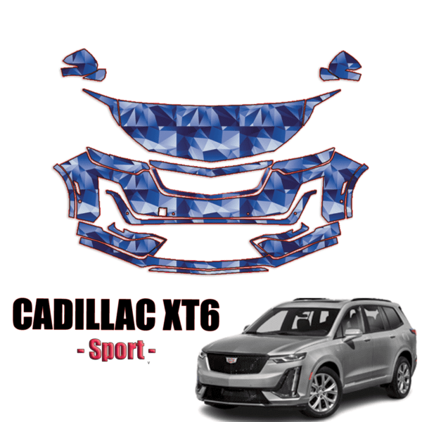2020-2024 Cadillac XT6 – Sport PPF Kit Precut Paint Protection Kit – Partial Front