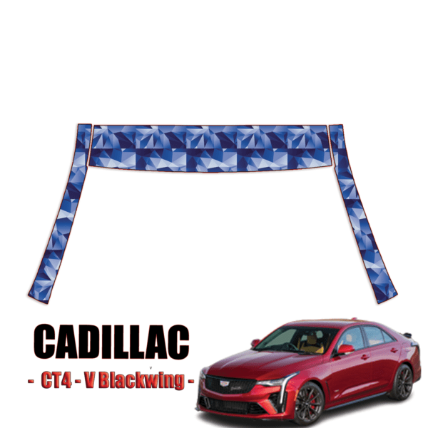 2022-2024 Cadillac CT4 Precut Paint Protection Kit – A Pillars + Rooftop