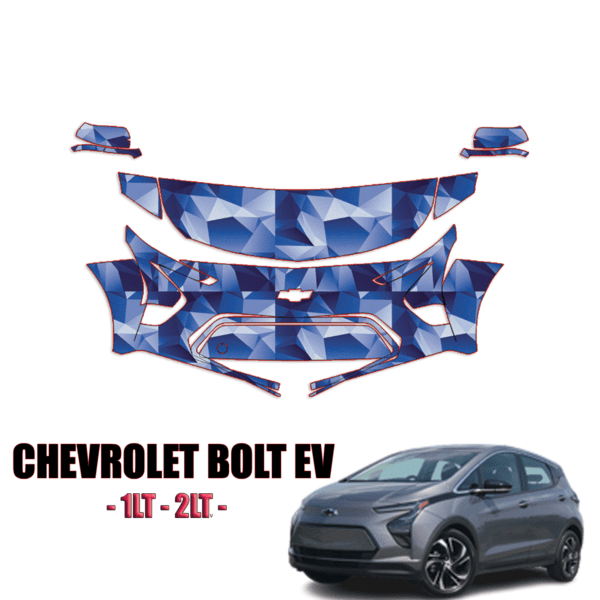 2022-2023 Chevrolet Bolt EV Precut Paint Protection PPF Kit – Partial Front