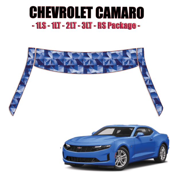 2019-2023 Chevrolet Camaro Precut Paint Protection PPF Kit – A Pillars + Rooftop