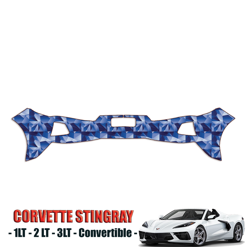2020-2024 Chevrolet Corvette Stingray Precut Paint Protection PPF Kit – Rear Bumper