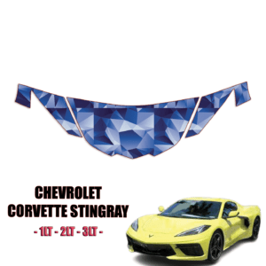 2020-2023 Chevrolet Corvette Stingray Convertible – Precut Paint Protection Kit – Partial Hood + Fenders