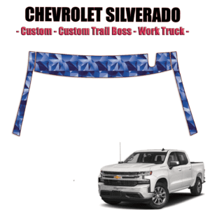 2019-2021 Chevrolet Silverado 1500 Precut Paint Protection Kit – A Pillars + Rooftop