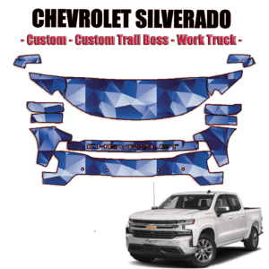 2019 – 2021 Chevrolet Silverado 1500 Precut Paint Protection Kit – Partial Front