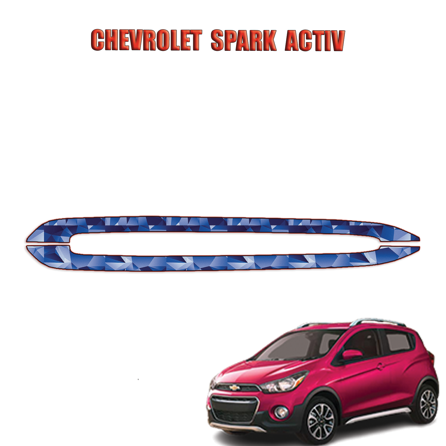 2019-2024 Chevrolet Spark Activ Precut Paint Protection Kit – Rocker Panels