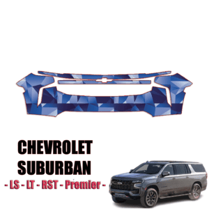 2021-2024 Chevrolet Suburban Precut Paint Protection PPF Kit – Front Bumper