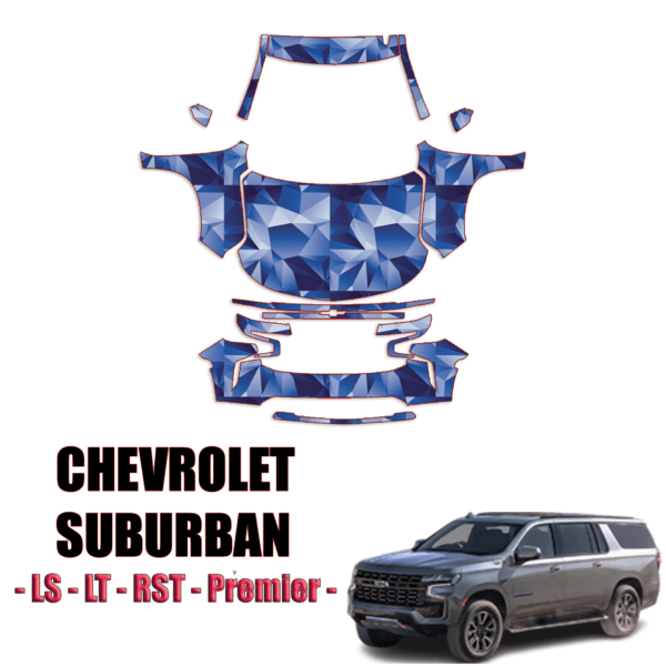2021-2024 Chevrolet Suburban Precut Paint Protection PPF Kit – Full Front+