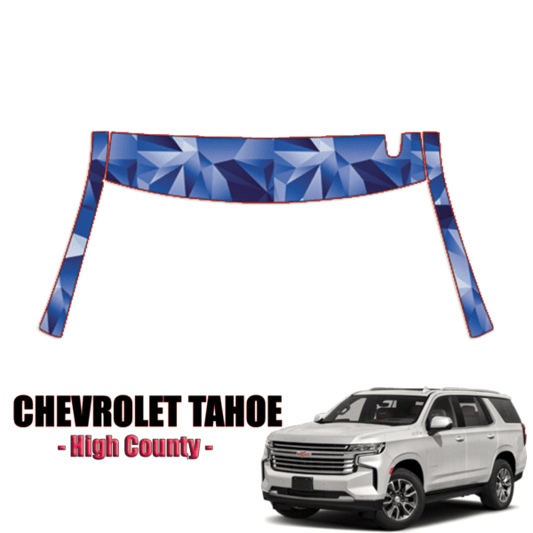 2021-2024 Chevrolet Tahoe Precut Paint Protection PPF Kit – A Pillars+