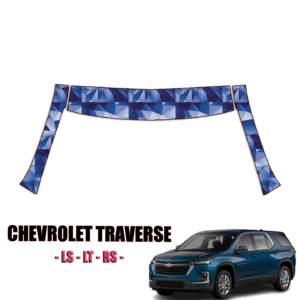 2022-2023 Chevrolet Traverse Precut Paint Protection PPF Kit – A Pillars + Rooftop