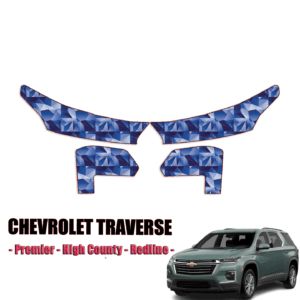 2022-2023 Chevrolet Traverse – Premier, High County, Redline Pre-Cut Paint Protection Kit – Headlights + Fogs