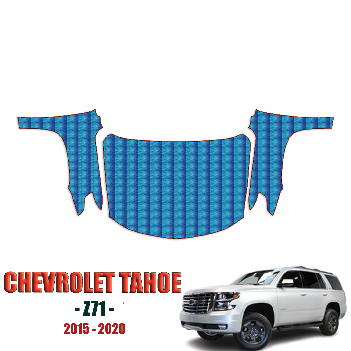 2015-2020 Chevrolet Tahoe Z71 Precut Paint Protection Kit – Full Hood + Fenders