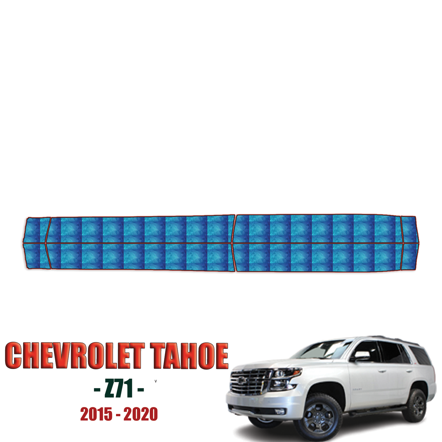 2015-2020 Chevrolet Tahoe Z71 Precut Paint Protection Kit – Rocker Panels