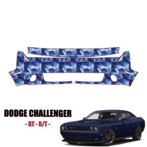 2019 – 2024 Dodge Challenger Precut Paint Protection PPF Kit – Front Bumper