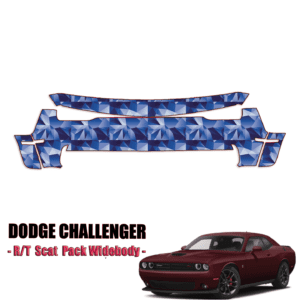 2019 – 2023 Dodge Challenger – R/T Scat Pack Widebody Precut Paint Protection Kit – Front Bumper