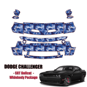 2019-2023 Dodge Challenger SRT Hellcat Widebody Package Pre Cut Paint Protection Kit – Partial Front