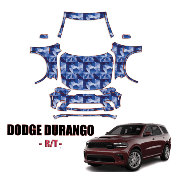 2021-2024 Dodge Durango Pre Cut Paint Protection PPF Kit – Full Front + A Pillars + Rooftop