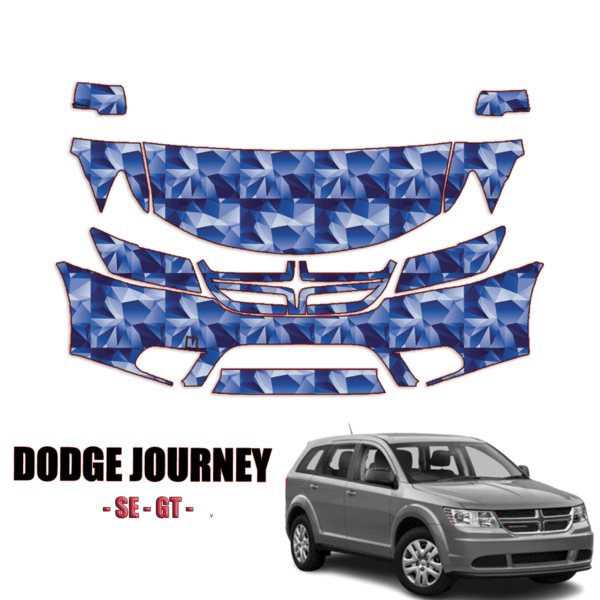 2016-2019 Dodge Journey Precut Paint Protection PPF Kit – Partial Front